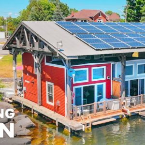 This Floating Tiny Cabin is the Perfect Waterfront Escape - Full Tour