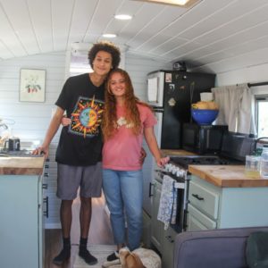 Young Couples DIY Bus Conversion Tiny House - $15k Total Budget