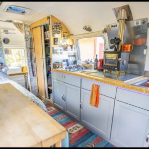 Gorgeous DIY Renovated 1971 Airstream Built with Love & Intention