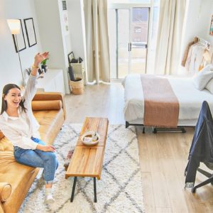 Small Apartment Tour - Life in a Beautiful 400 ft² Studio Apartment in the City