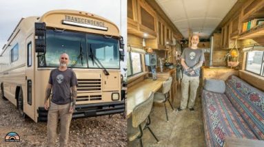 DIY Raised Roof Skoolie - Metalsmith & Artist Turns Bus into Work of Art 8 DIY Raised Roof Skoolie - Metalsmith & Artist Turns Bus into Work of Art