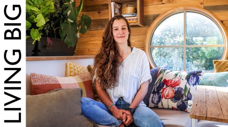 Young Woman's Tiny House & Sufficient Life