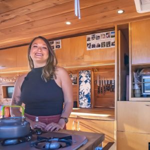 Her Murphy Bed Camper Van Layout - Perfect For Life on the Road